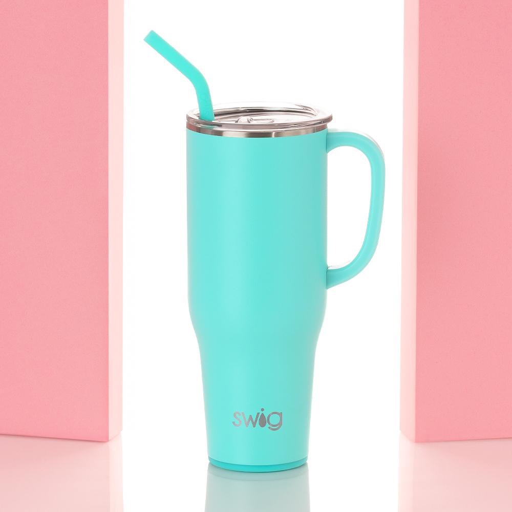 Shimmer Aquamarine 40oz Mega Mug